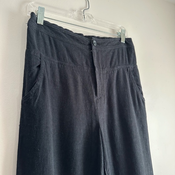 Anthropologie •‎ Linen Relaxed Jogger Ankle Pants - Picture 4 of 8